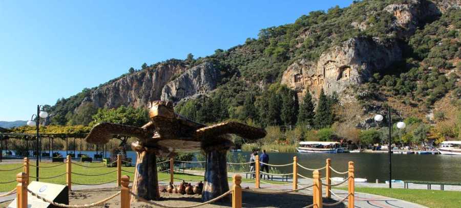 muğla dalyan kral mezarları